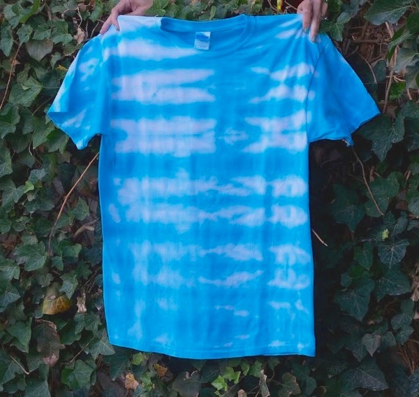 striped tie-dye