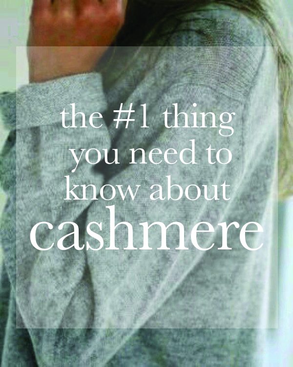cashmere sweater tips
