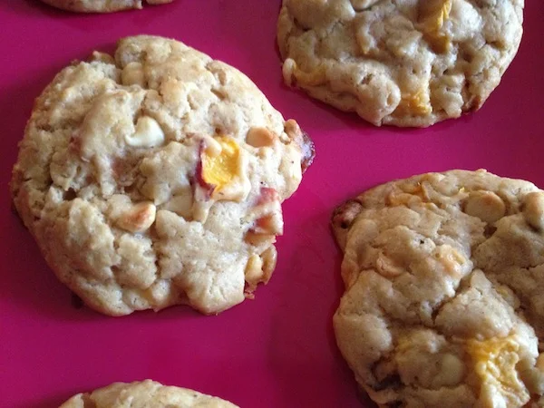 White Chocolate Peach Scones 4