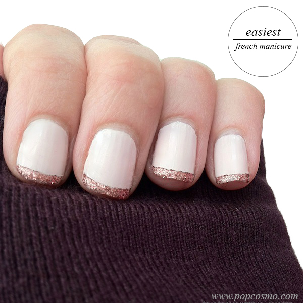 How to do an Easy French Manicure {Again} — Popcosmo