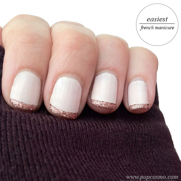 How To Do An Easy French Manicure {Again} — Popcosmo