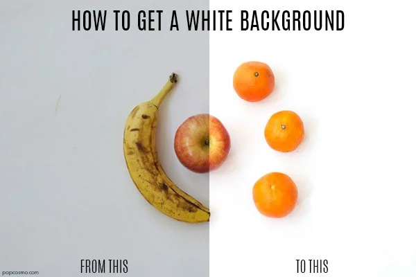 how to get a white background