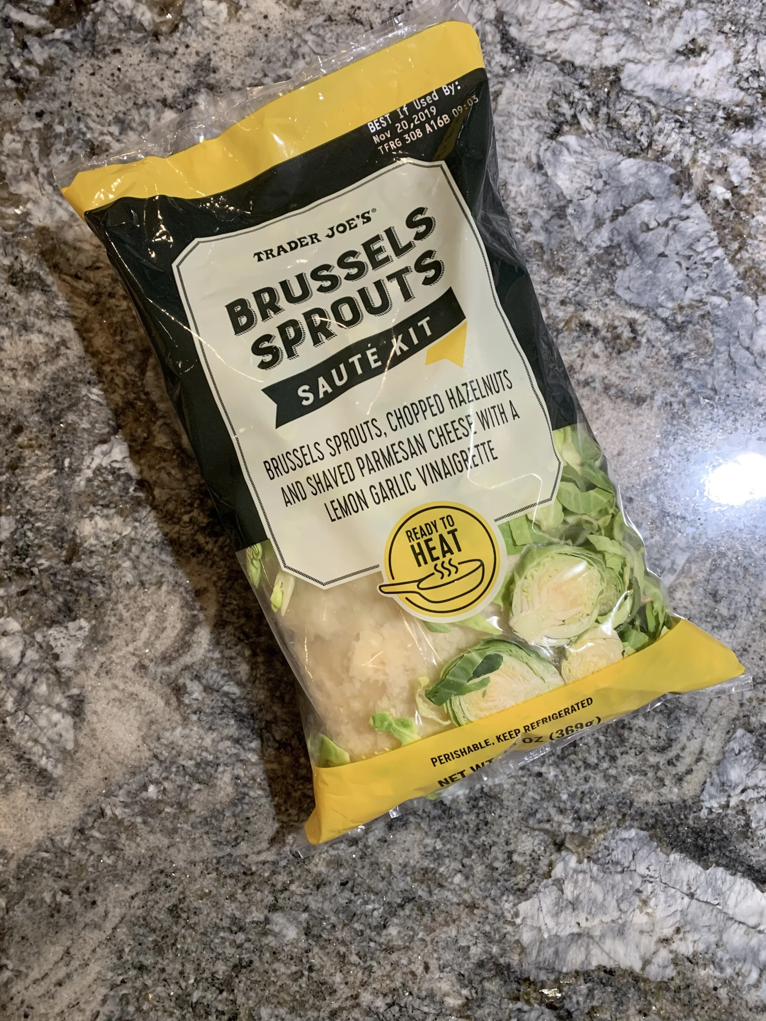 I was going to make a blog post about these brussel sprouts because I anticipated that they would be SUPER good, but they were just average and not worth dedicating a whole post to. Super easy to make so if you’re in a pinch for time I would recommend. Otherwise, pretty average.
