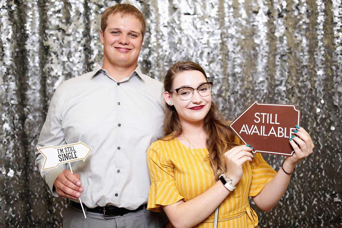 Photobooth photo booth rental wedding event instant unlimited print kiost white shell silver large sequin backdrop wedding cheyenne wyoming fort collins denver northern colorado liz osban photography3.jpg