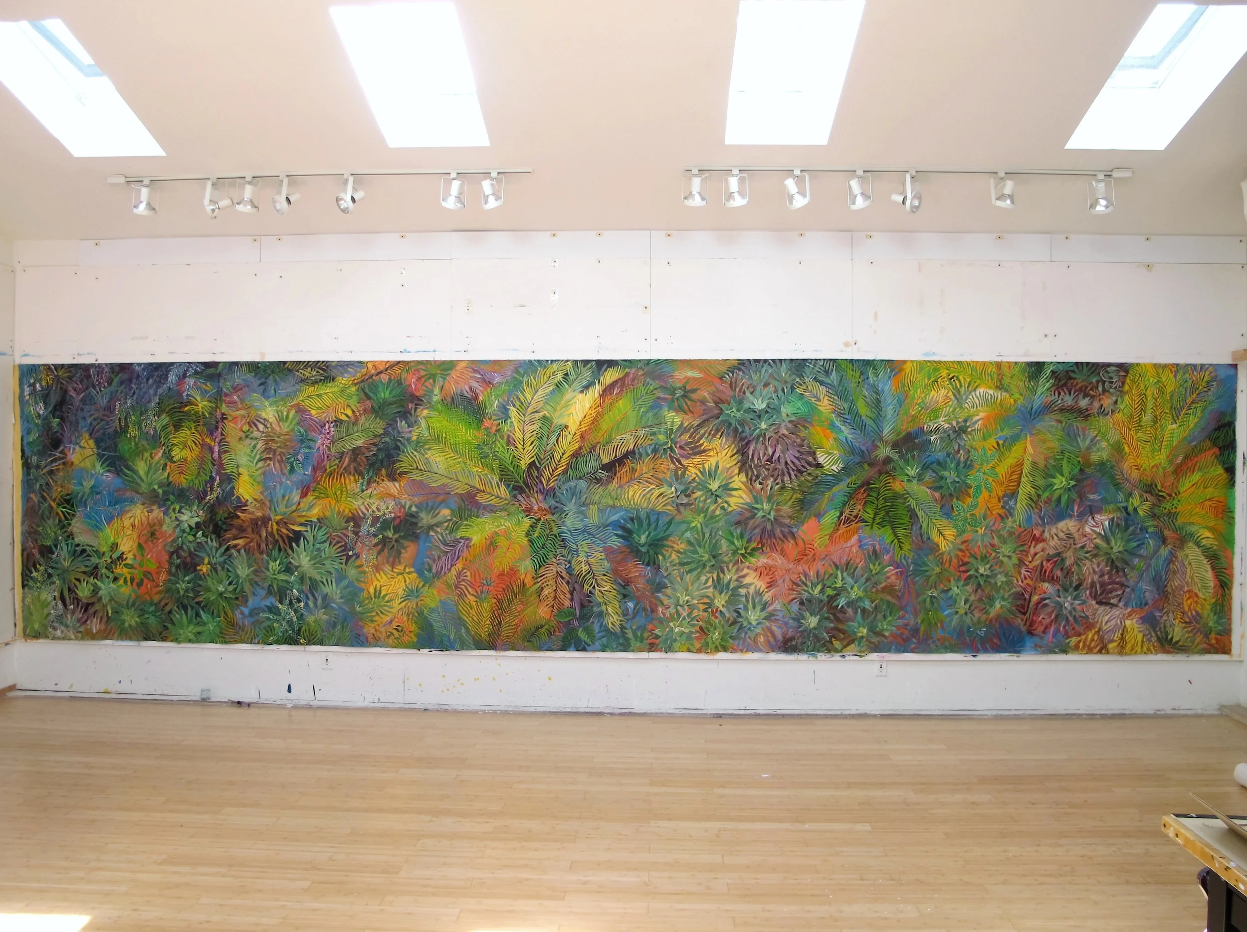 "Amazon Cloud Forest 1," 70 x 300 inches