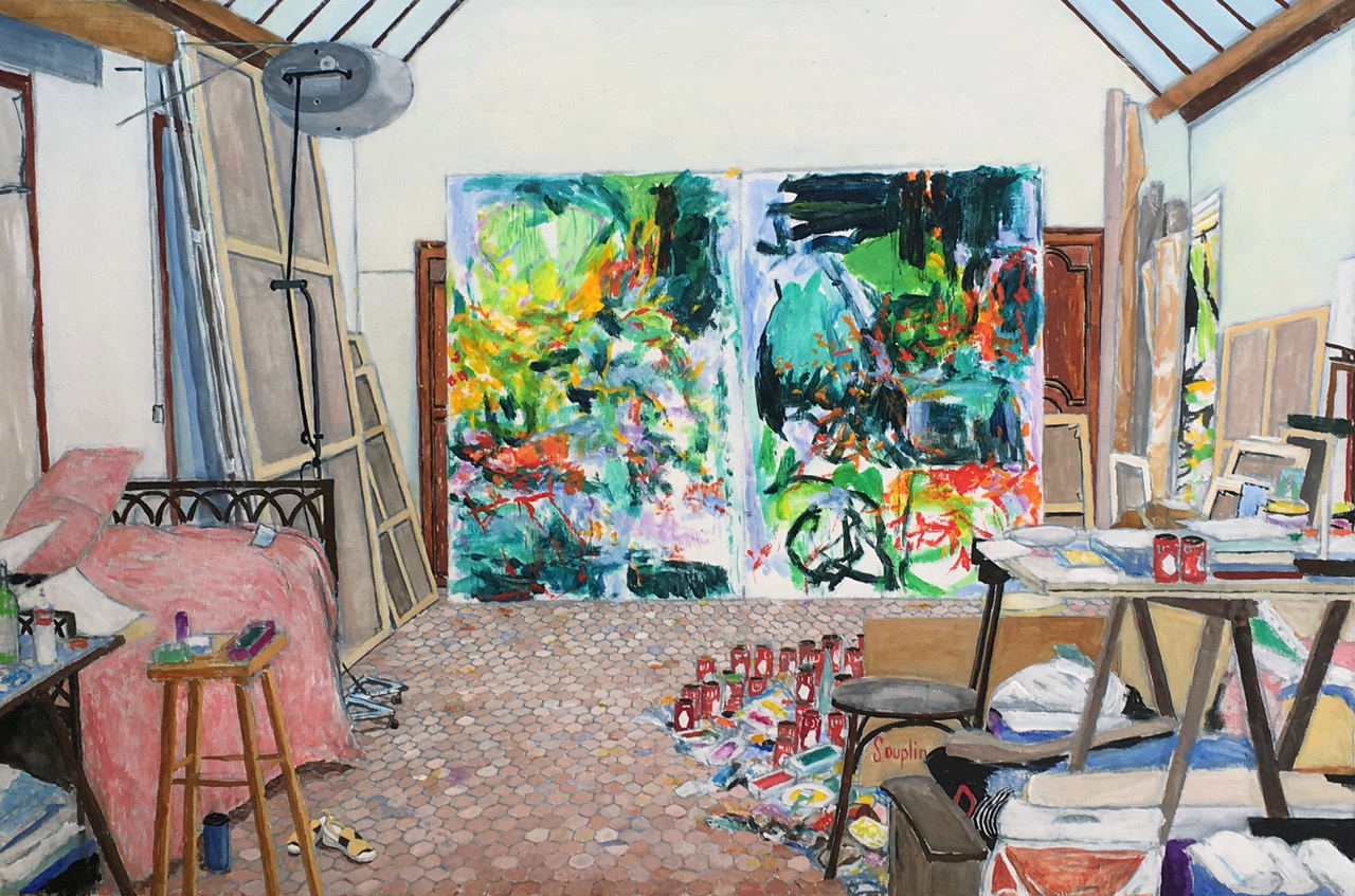 Joan Mitchell's Studio (Vetheuil/France 1975)