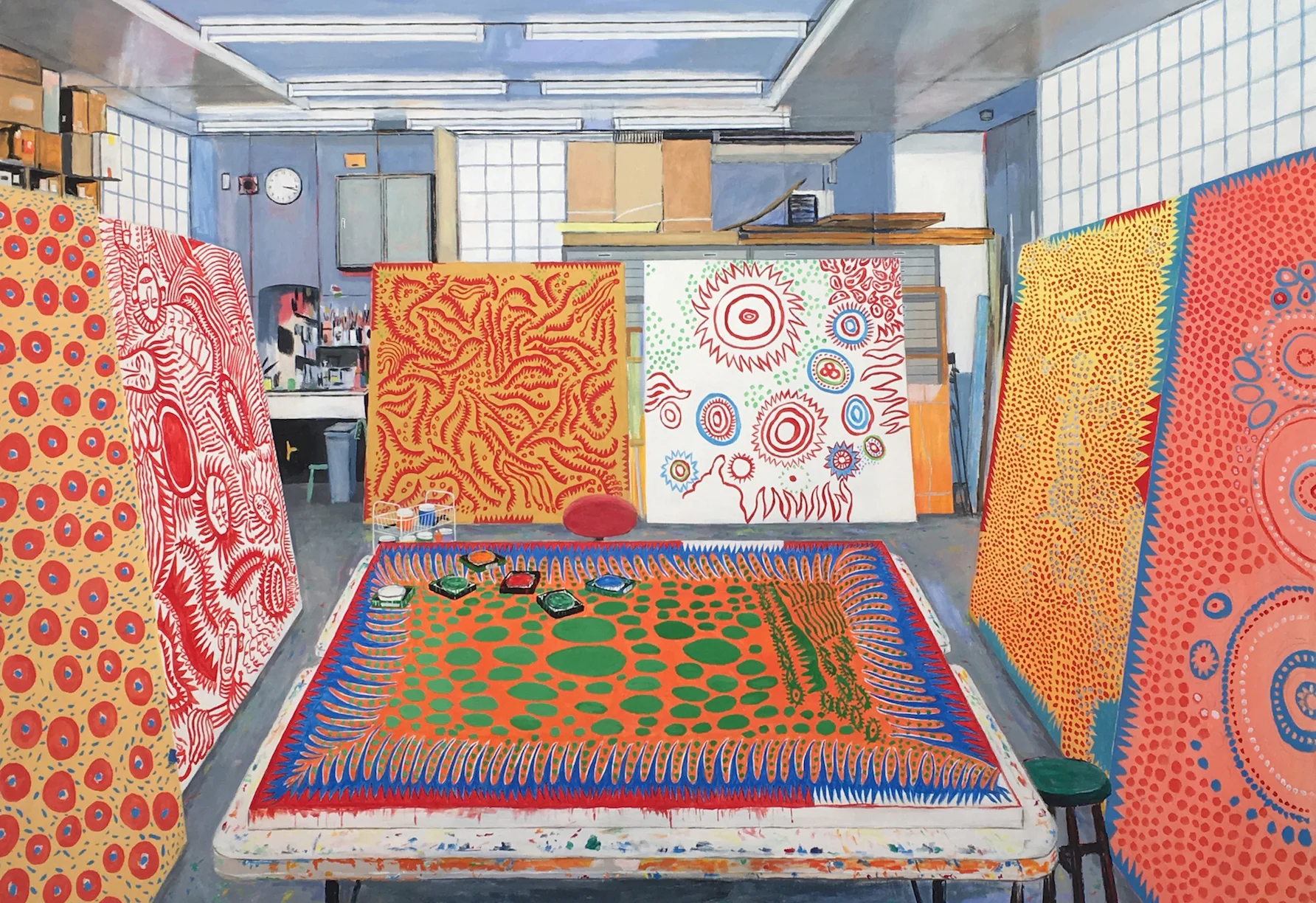 Yayoi Kusama's Studio (Tokyo, 2012)