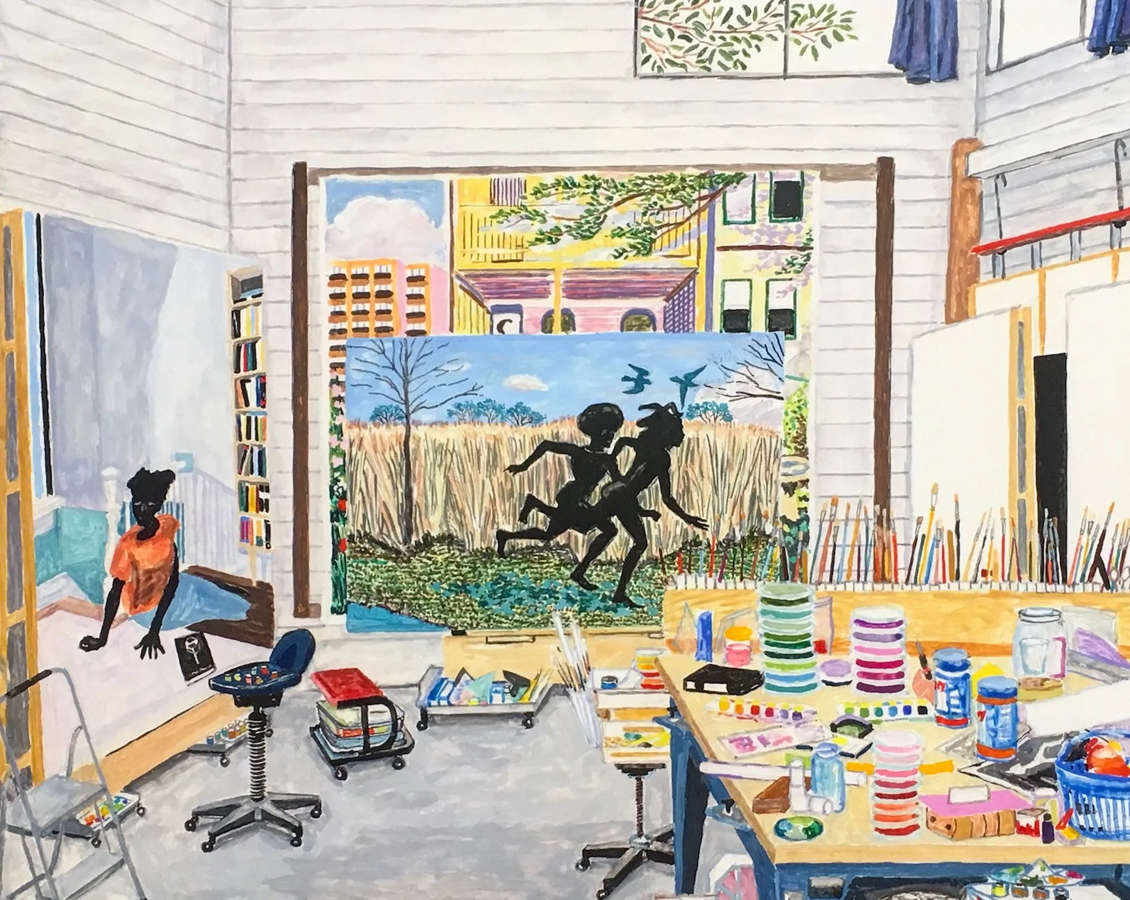 Kerry James Marshall's Studio (Chicago, 2003)