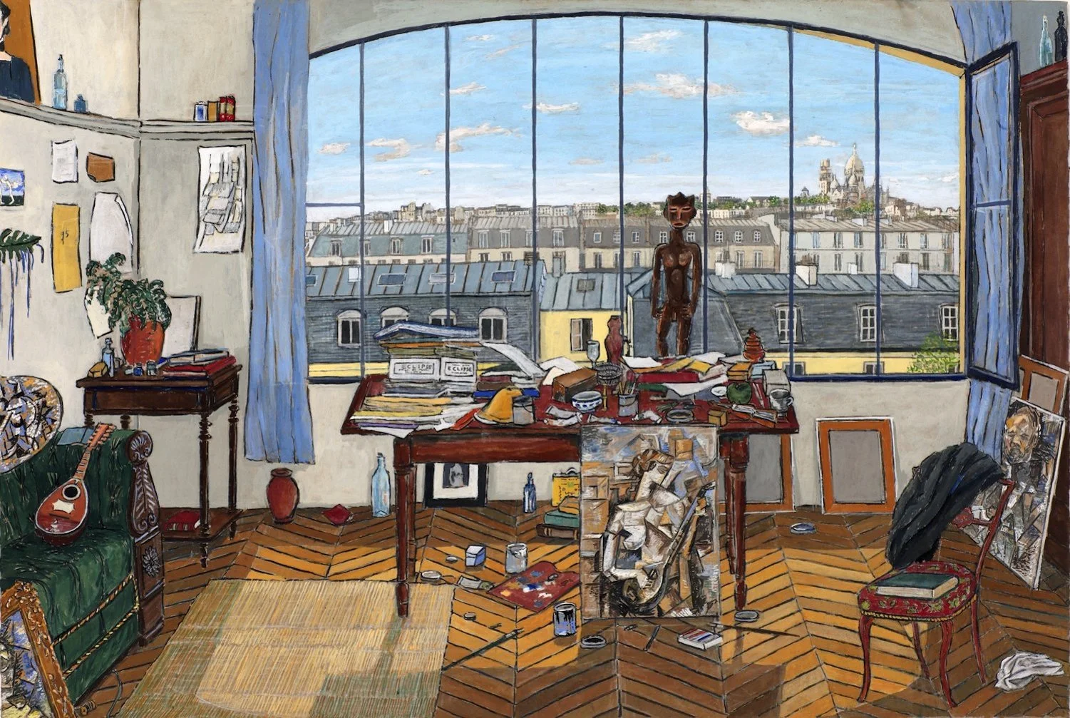 Picasso's Studio (Blvd Clichy/Paris, 1910)