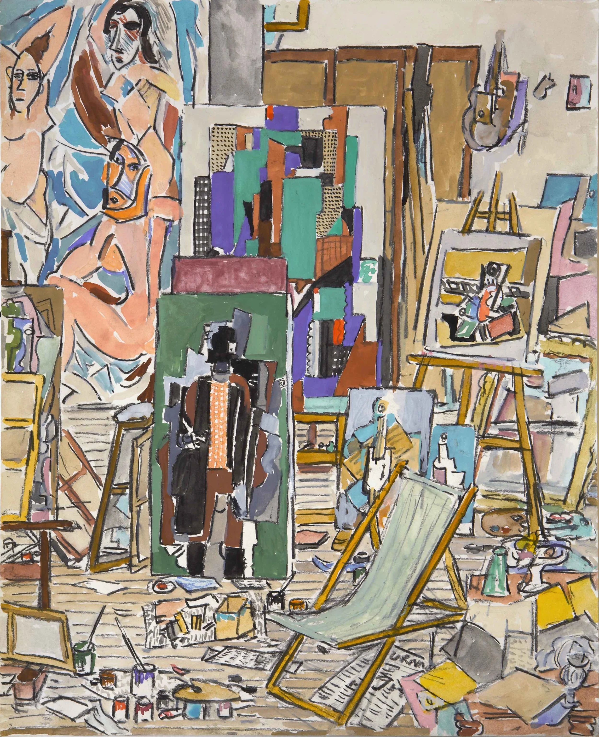 Picasso's Studio (Rue Schoelcher/Paris, 1910)
