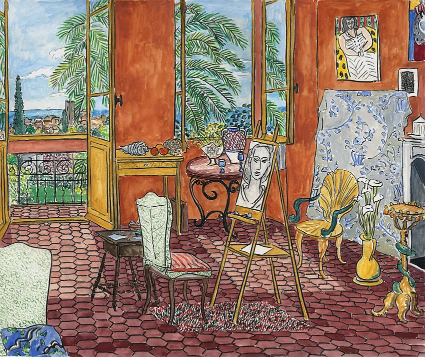 Matisse's Studio (Vence, 1946)