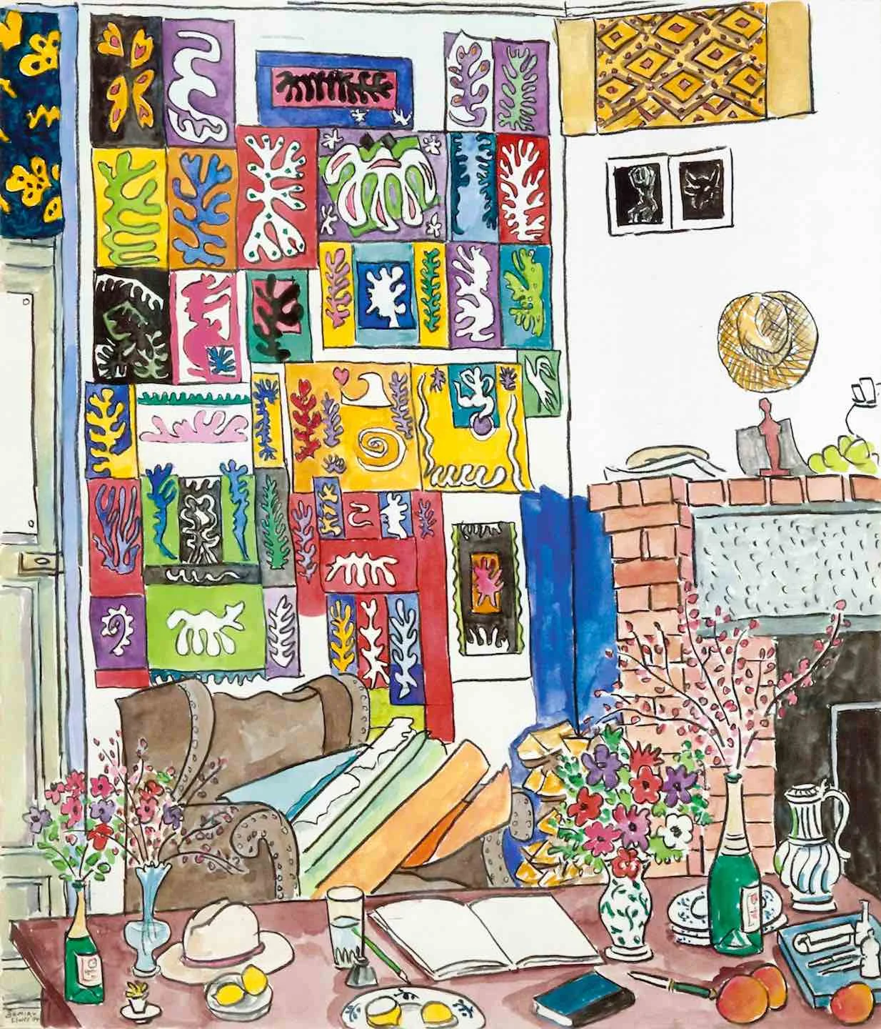 Matisse's Studio (Vence, 1947)
