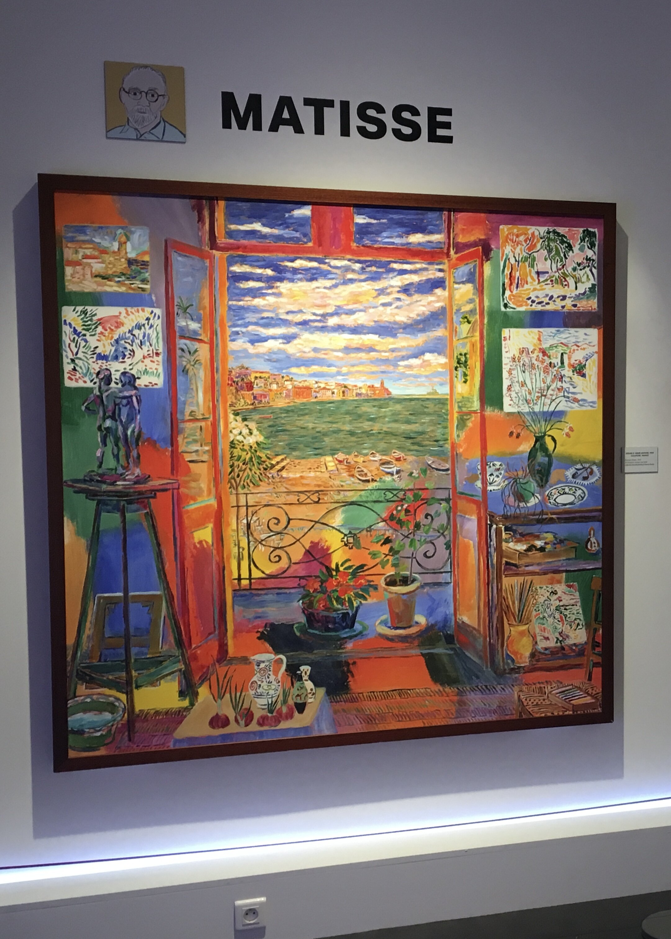  Matisse's Studio, 2005, 66 x 66in/168 x 168cm (PRINT in SHOP) 