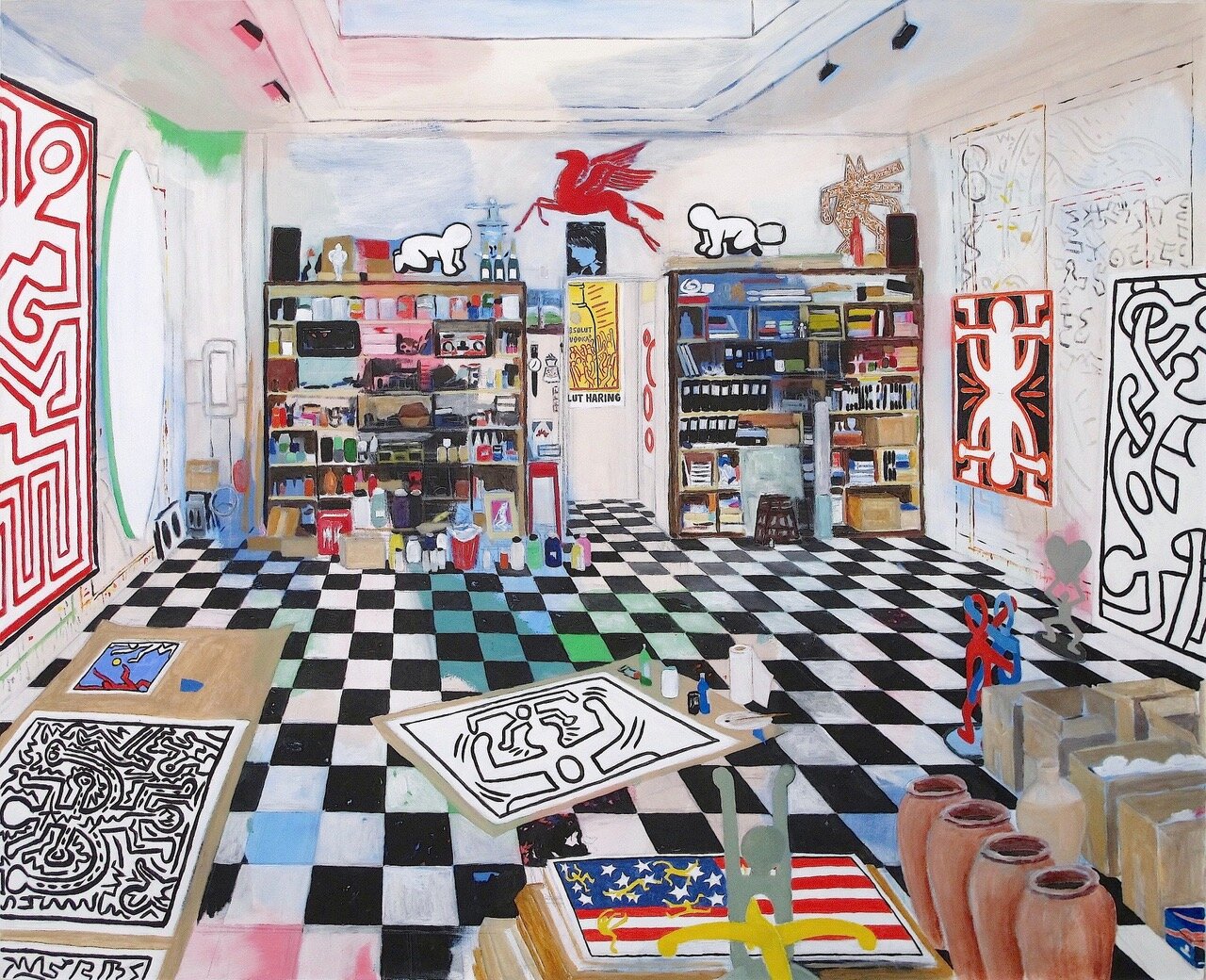 Keith Haring's Studio, 2016 (PRINT IN SHOP)