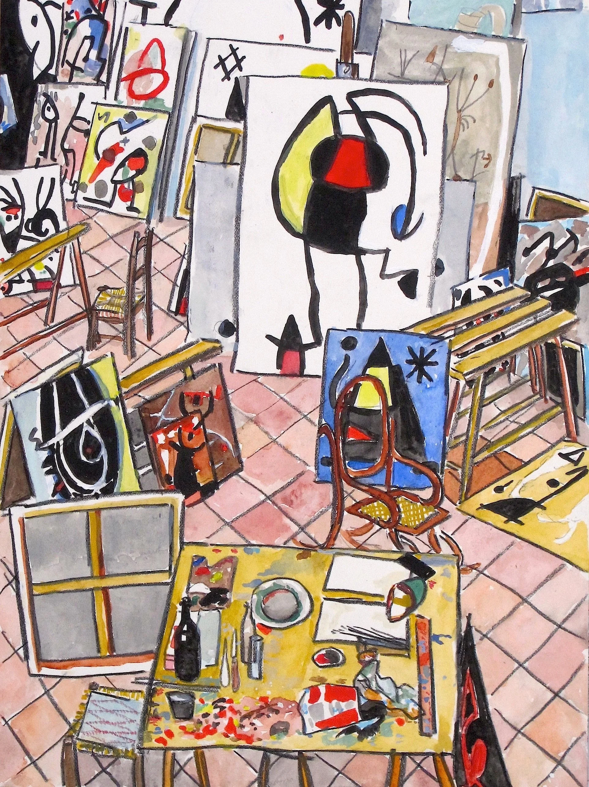 Miro's Studio (Mallorca, 1978)