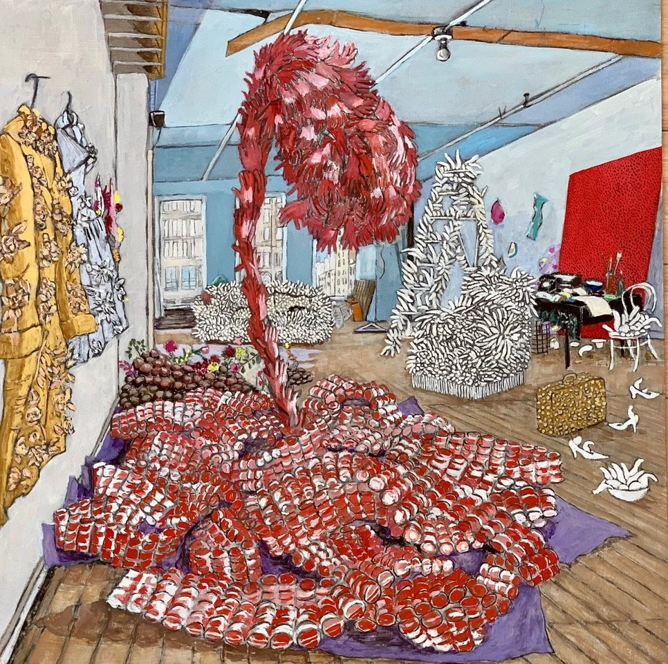 Kusama's Studio (NYC, 1962)