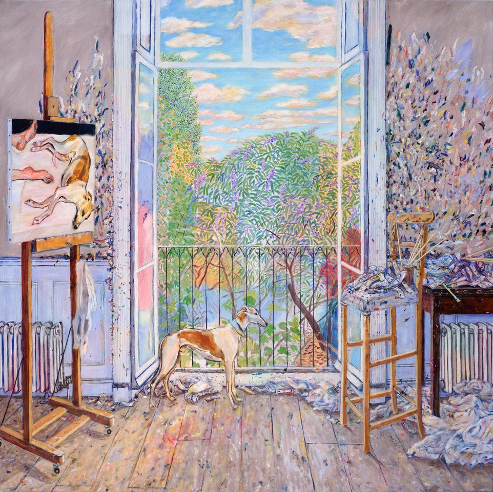 Lucien Freud's Studio ( London, 2002)