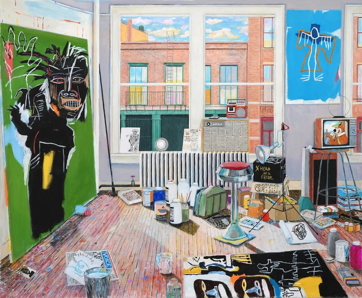 Basquiat's Studio (NYC, 1982)