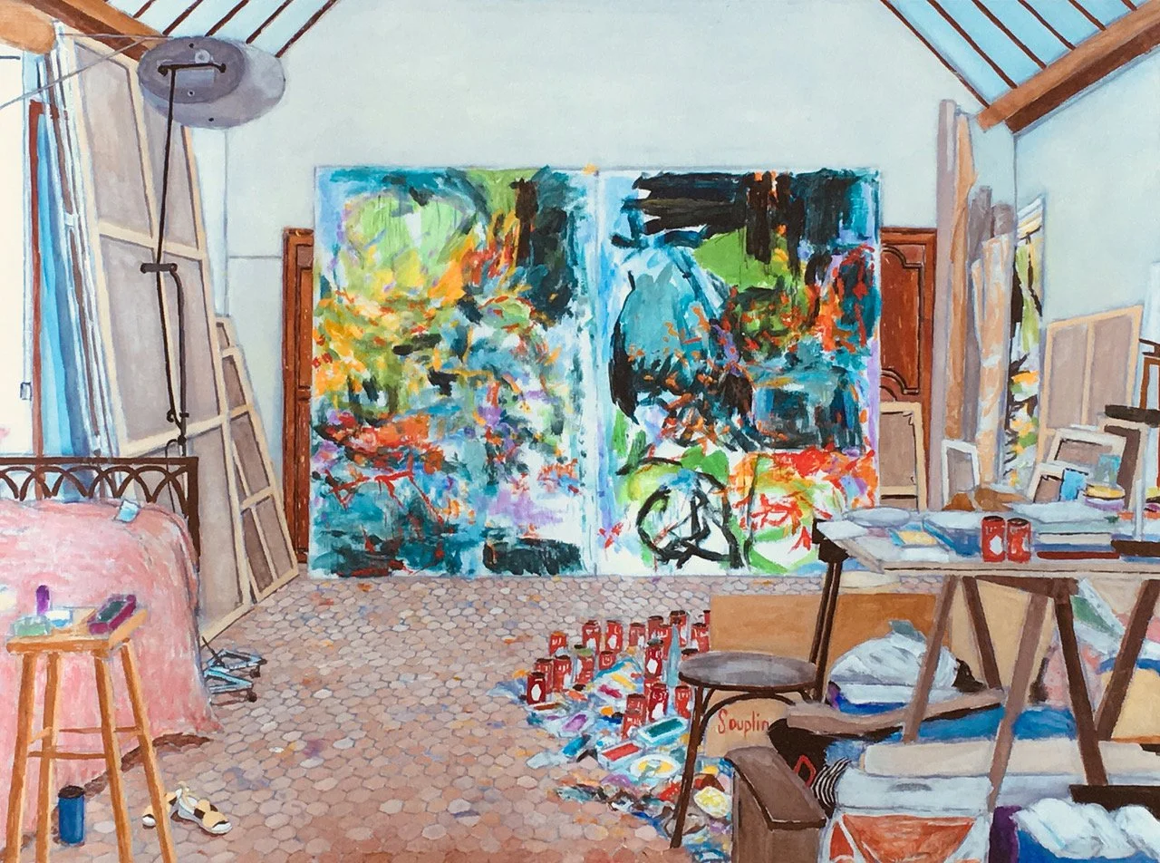 Joan Mitchell's Studio (Giverny, 1974)