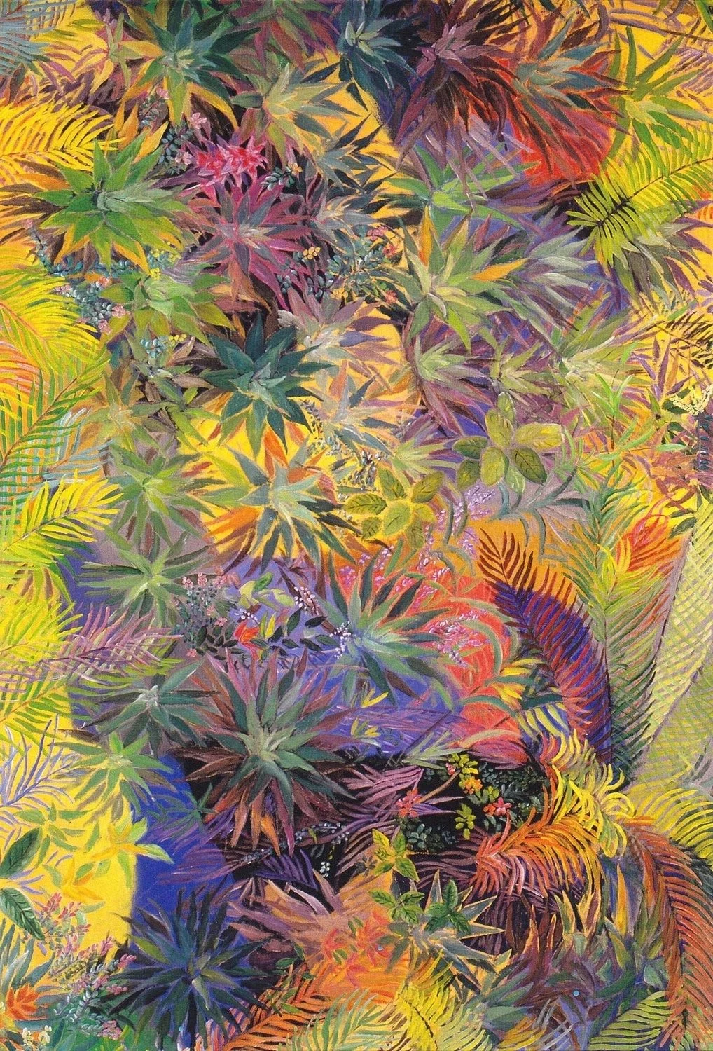  “Amazon Cloud Forest” (detail)  108 x 80in