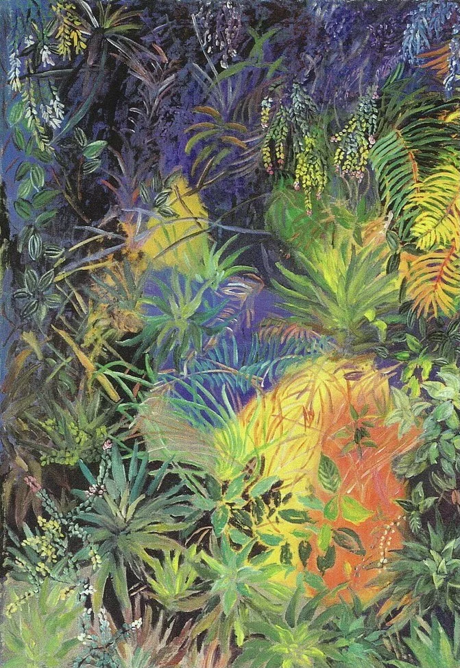  “Amazon Cloud Forest” (detail)  108 x 80in