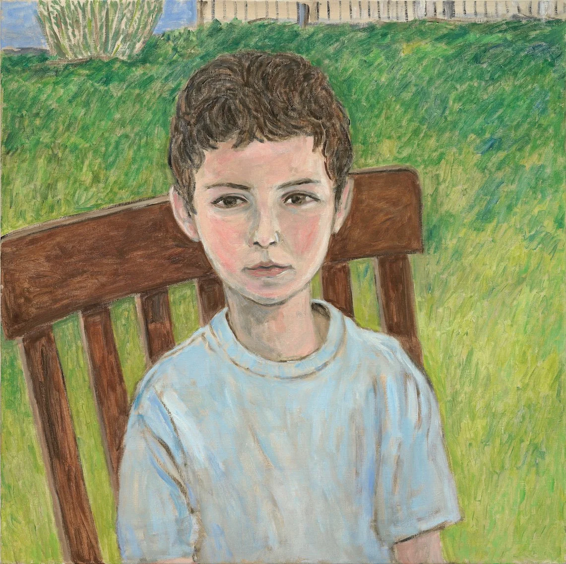 Aubrey age 9, 2009, 24 x 24in/61 x 61cm