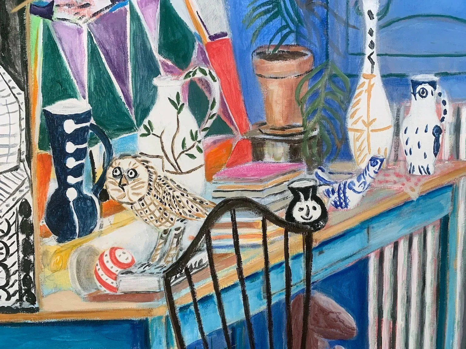 絵画 DamianElwesPicasso'sVillaLaCalifornie in Picasso's Villa La Californie in Cannes