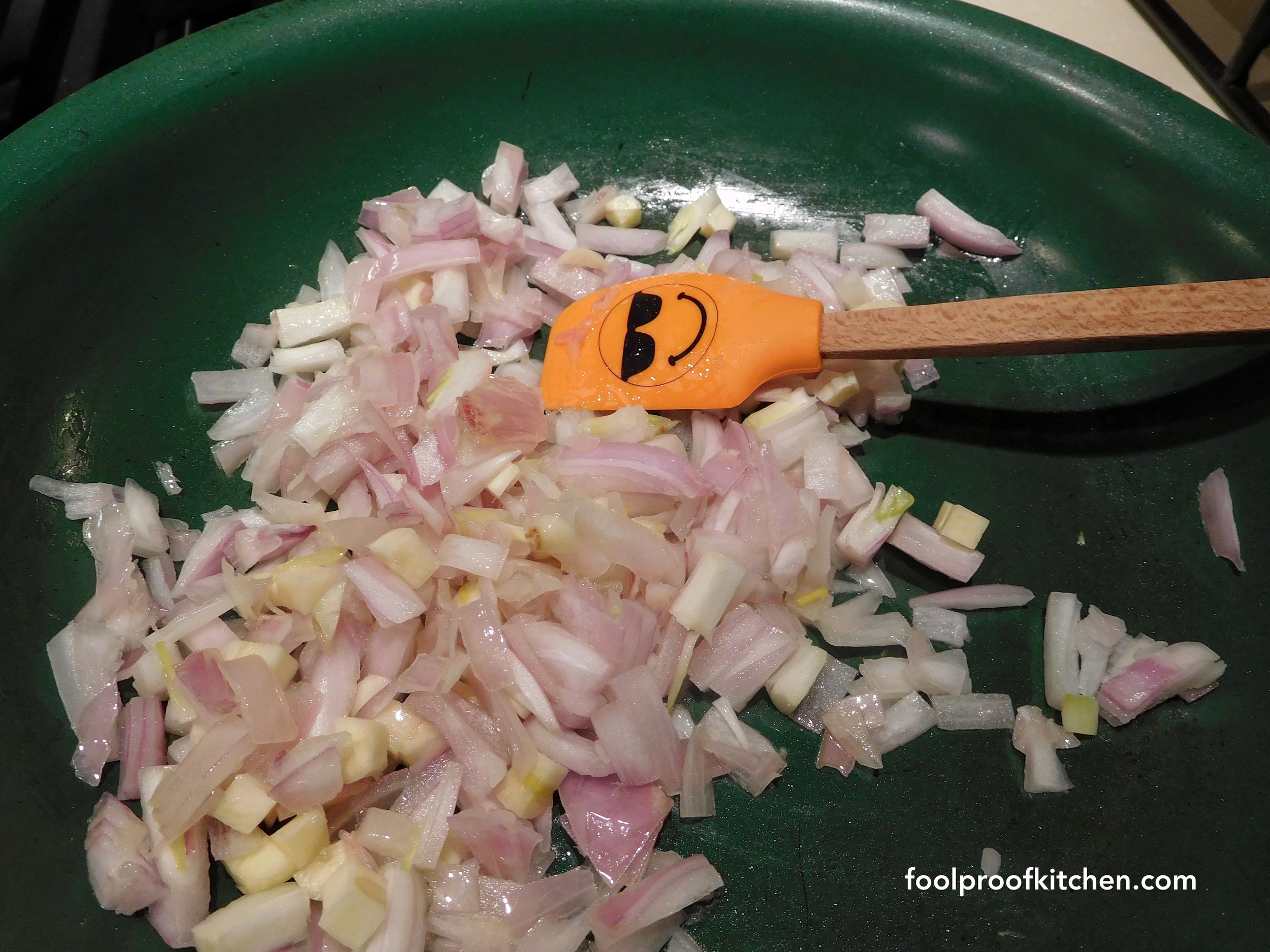 Foolproofing another recipe.  Just me and my spatula.