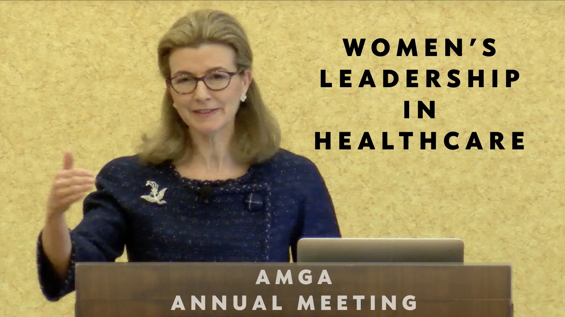 Christine Spadafor spoke on gender diversity and other leadership issues for women in healthcare.