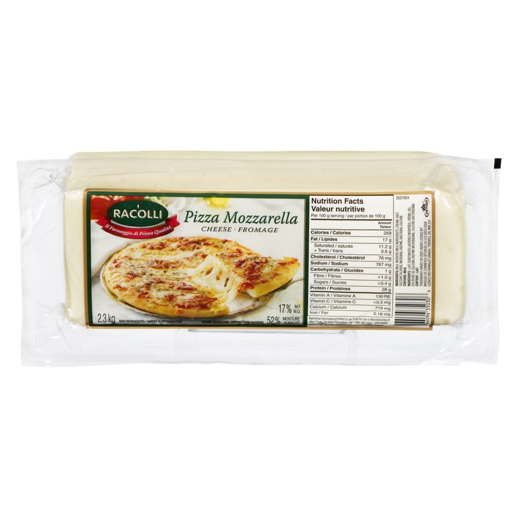 Mozzarella Block 2.3kg — Milk Man Distributors Ltd.