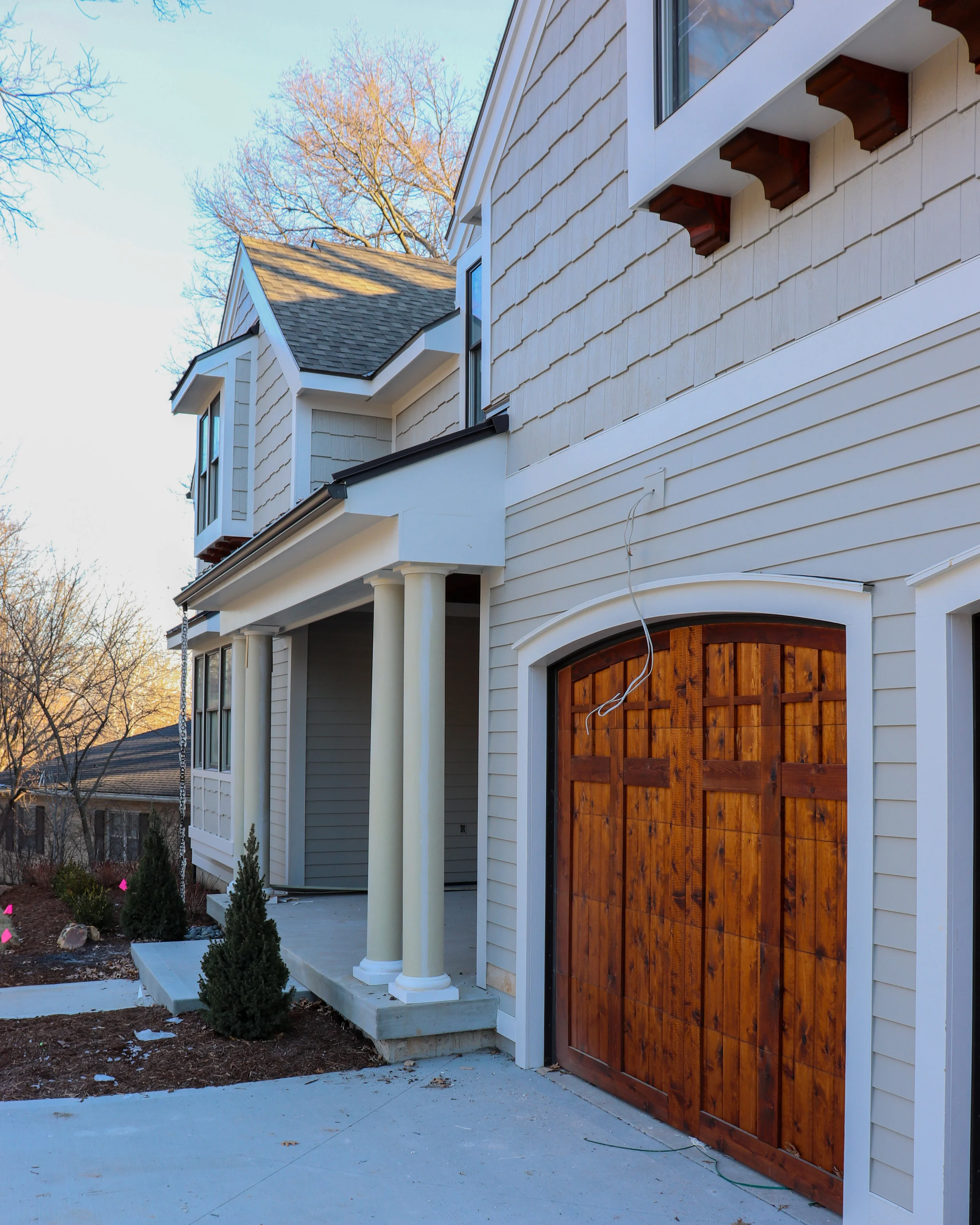 8909 Lee Blvd Garage View | Photo By: Anthony West