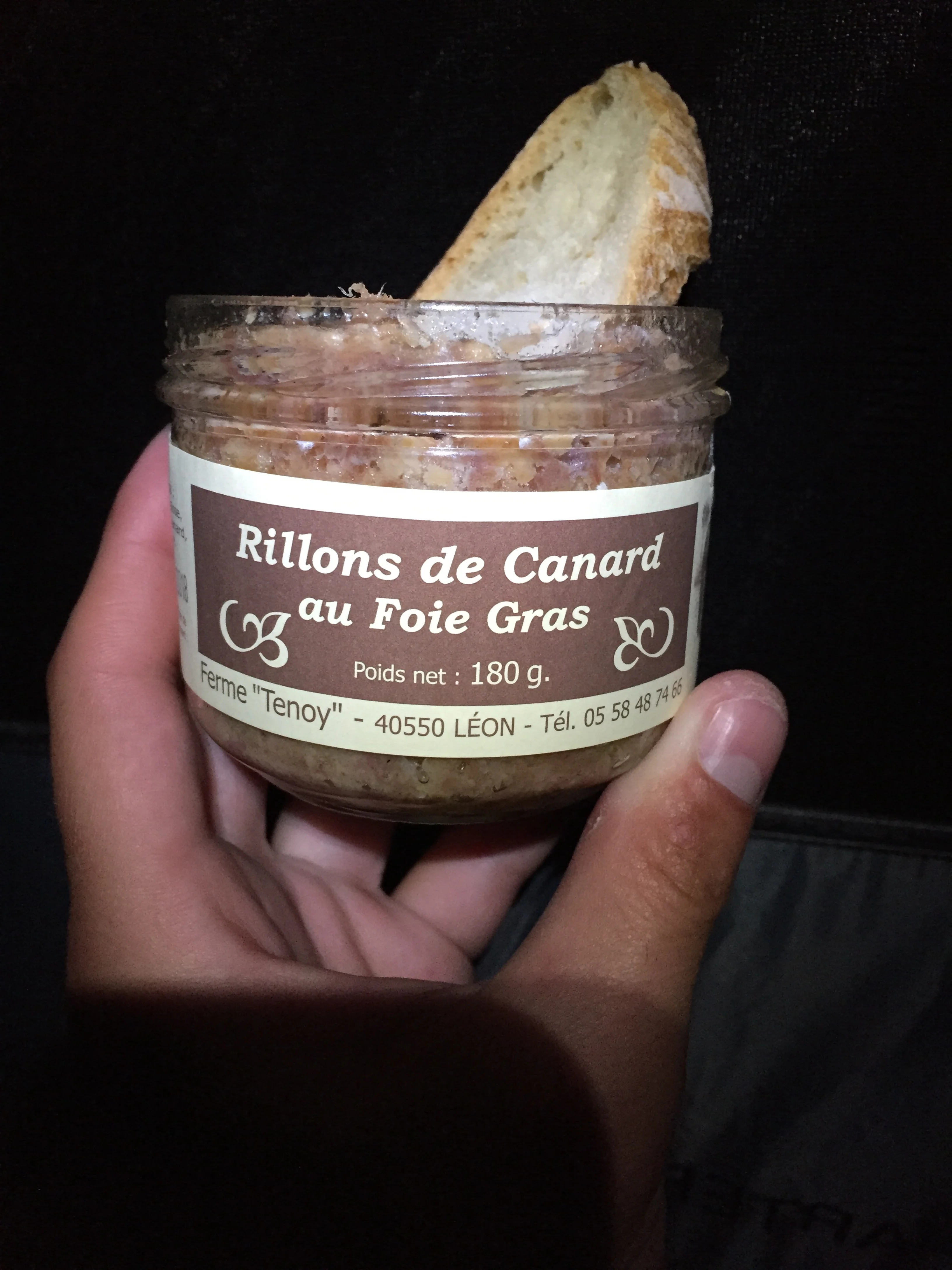A parting gift from Cidean. I ate the whole container in my tent that night. So good.