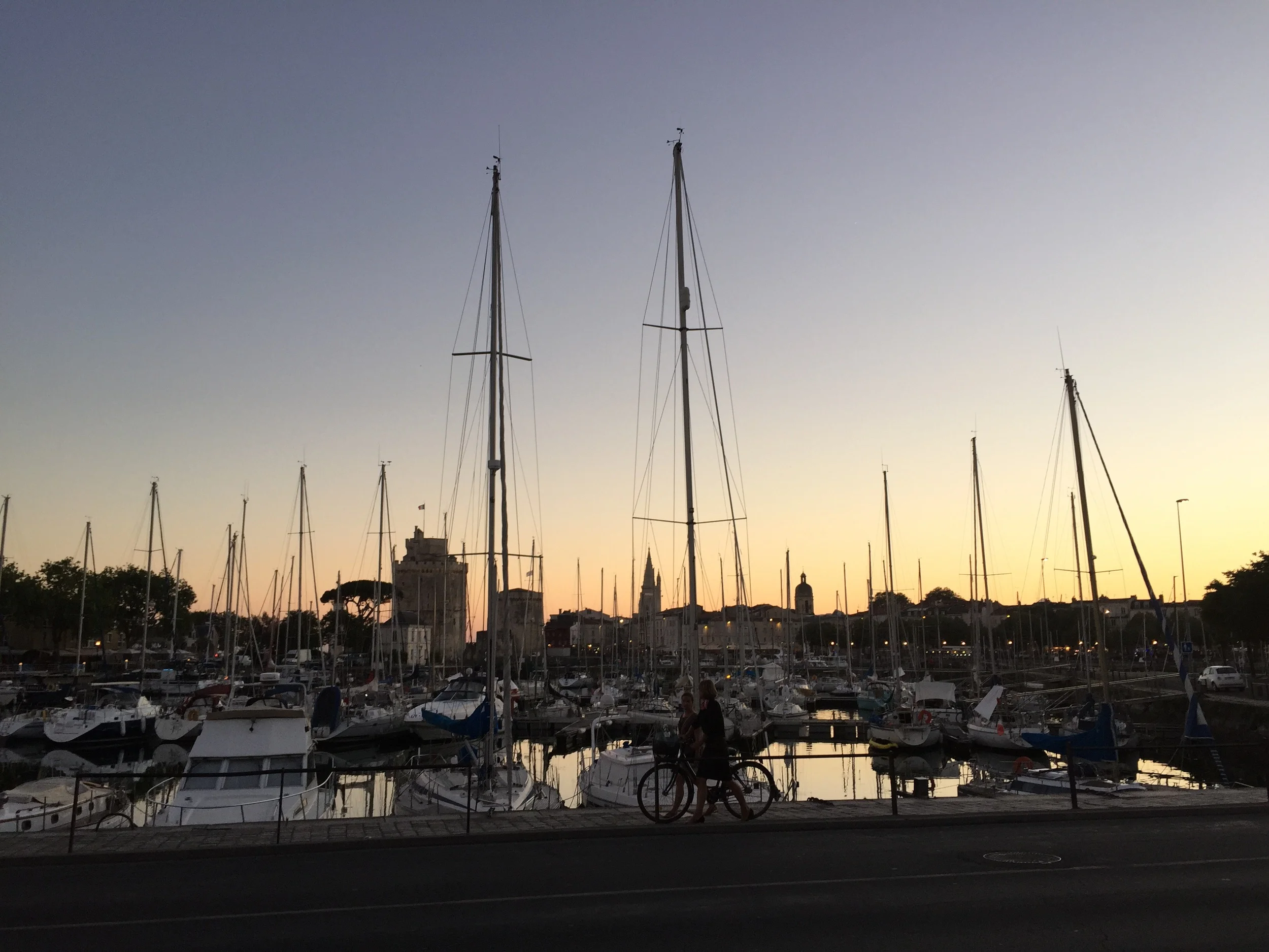 Sunset. La Rochelle.