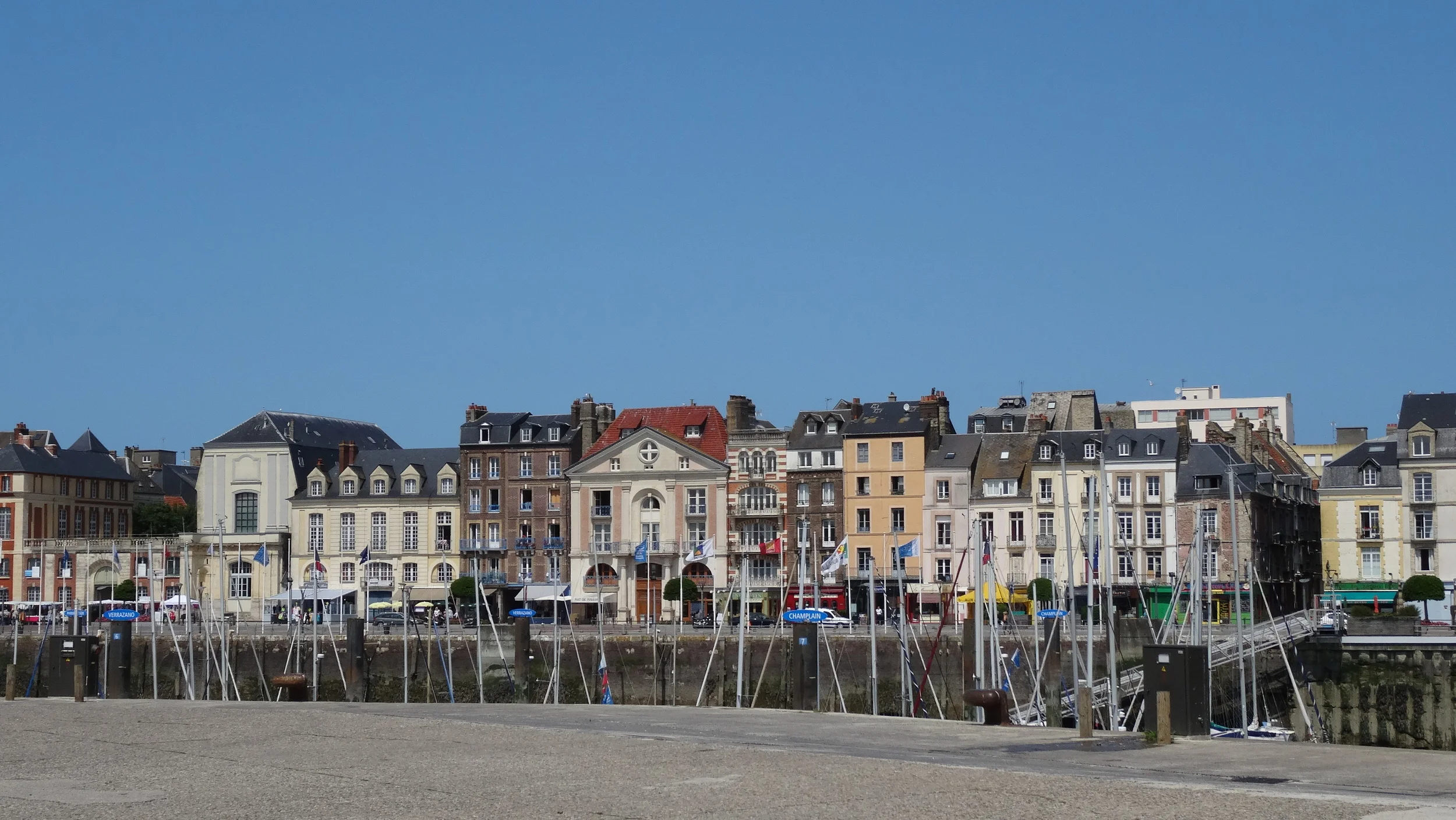 Dieppe harbor. 