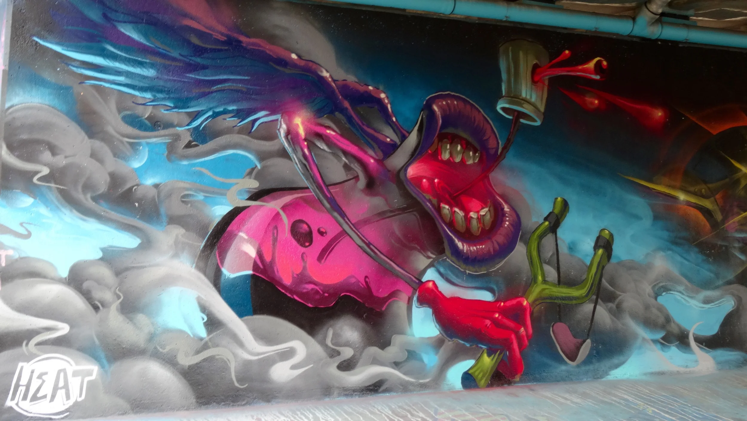 Flevoparkbad street art. 