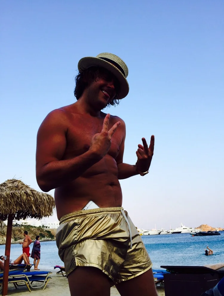 Much love for this kid who took care of me while in Mykonos. Thanks, bro.