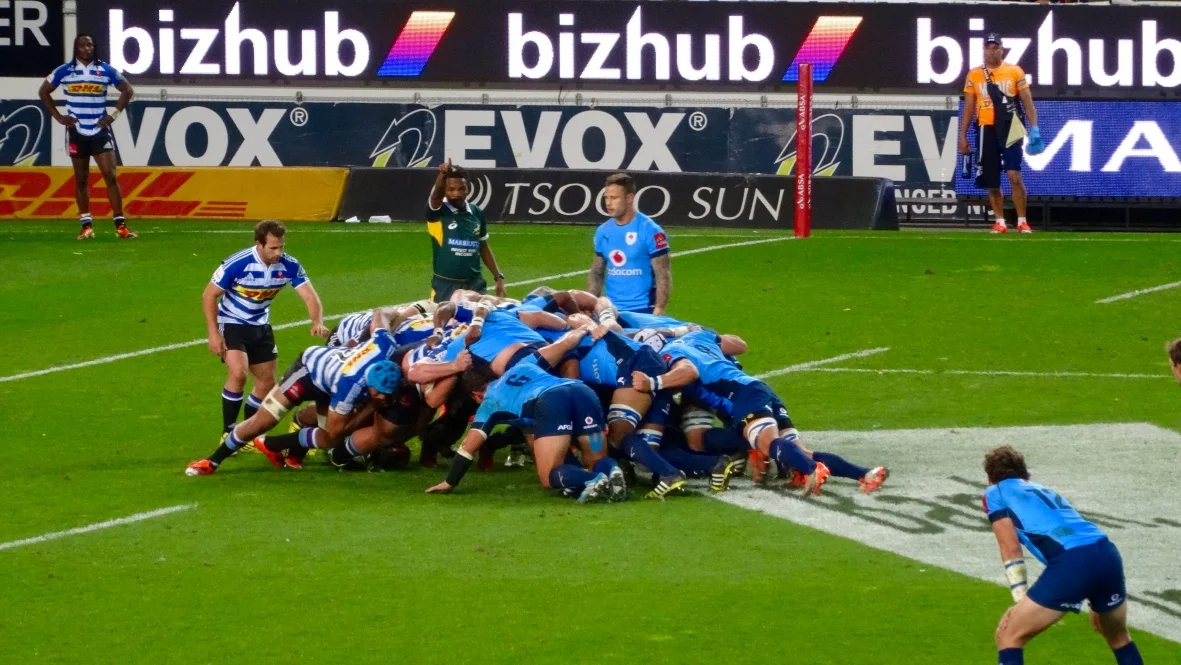 Scrum - Western Providence vs. Blue Bulls (1 day before the South Africa Springboks lose to Japan in 15' Rugby World Cup)