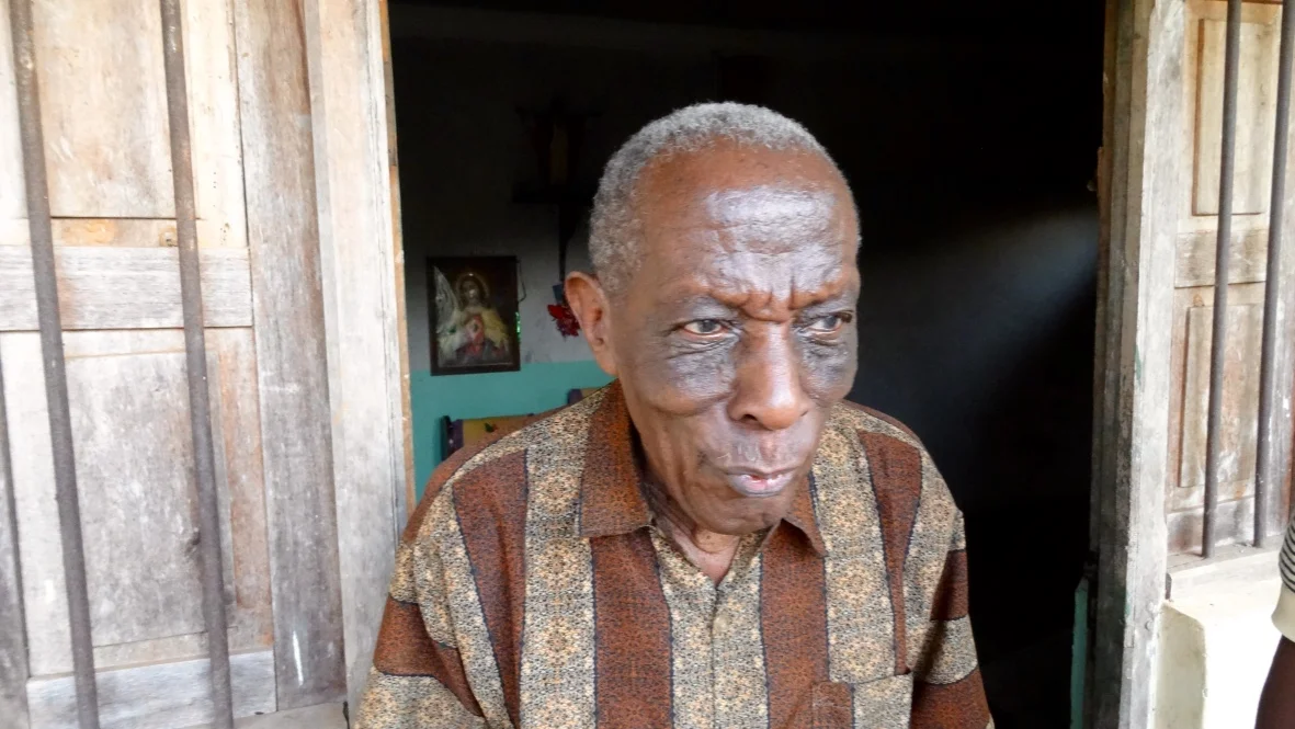 Mr. Mutalemwa at Home (father of Constitine)