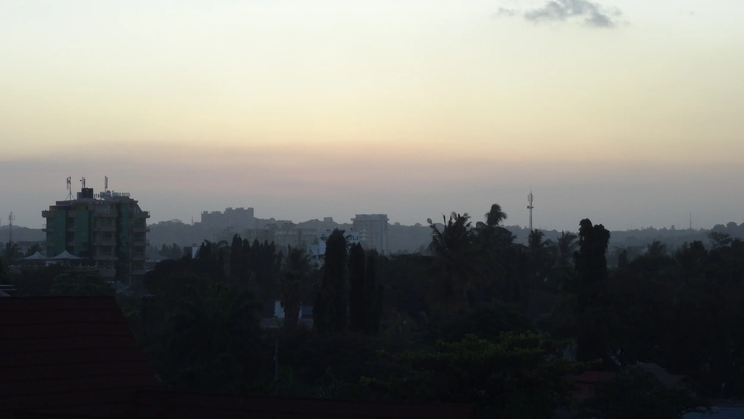 A view from my hotel in Dar. 