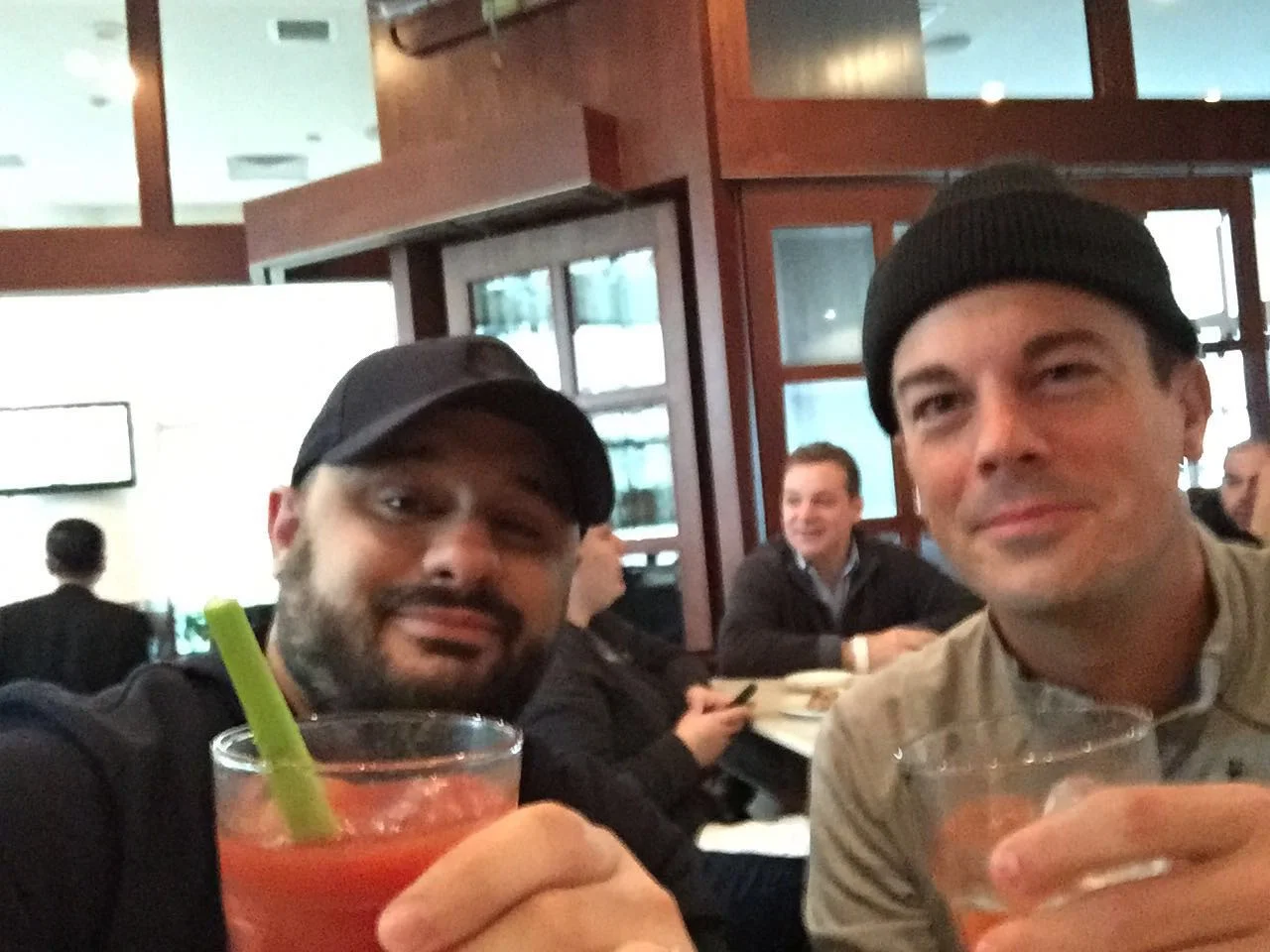 After a little recon, we sniffed out a western style hotel that was playing Super Bowl 50. At 7:30 in the morning we were in Hanoi, Vietnam enjoying eggs benedict, bloody Marys, and watching Payton Manning's last game. 