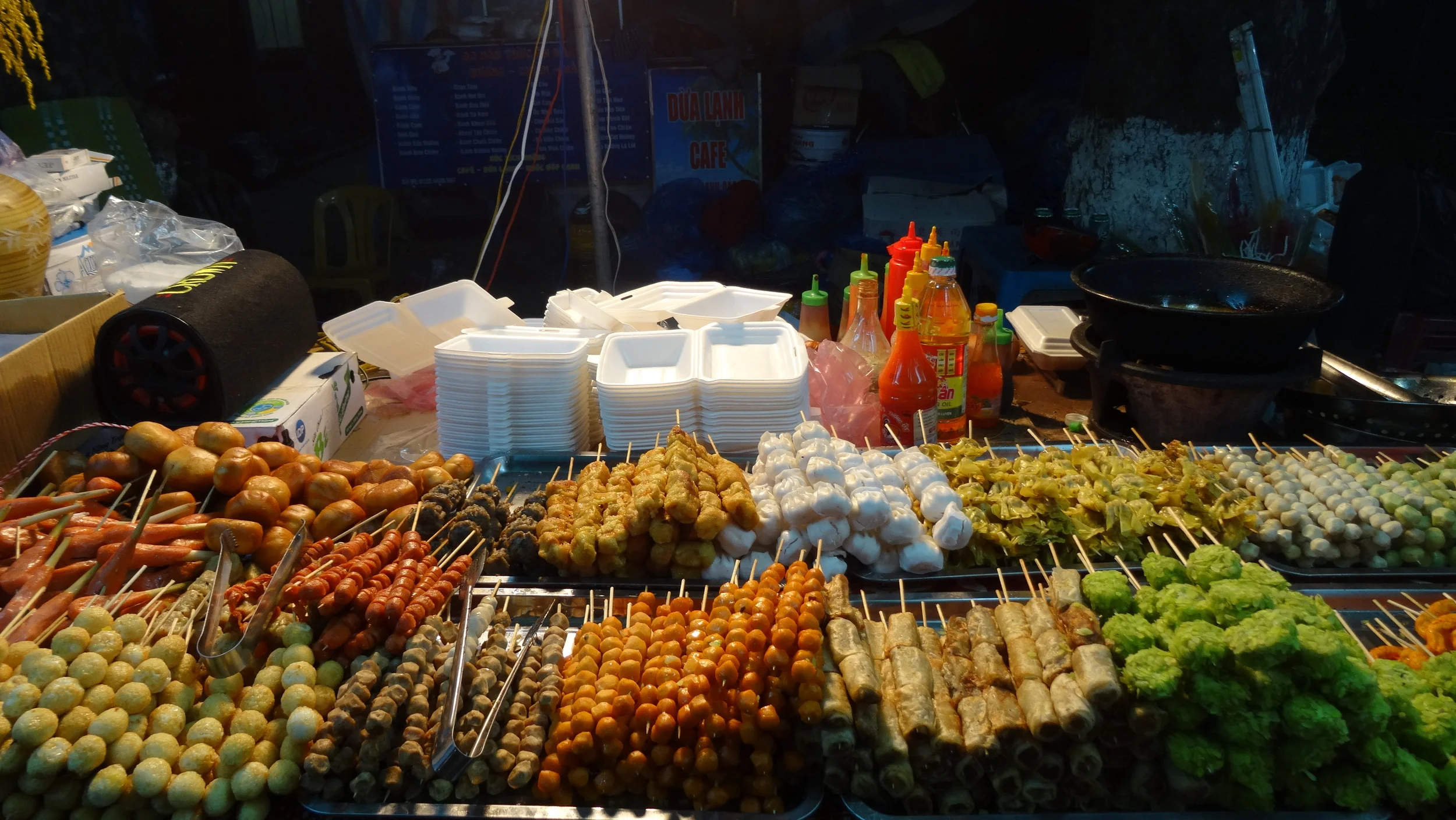 Hué street food. Meat on a stick anyone?