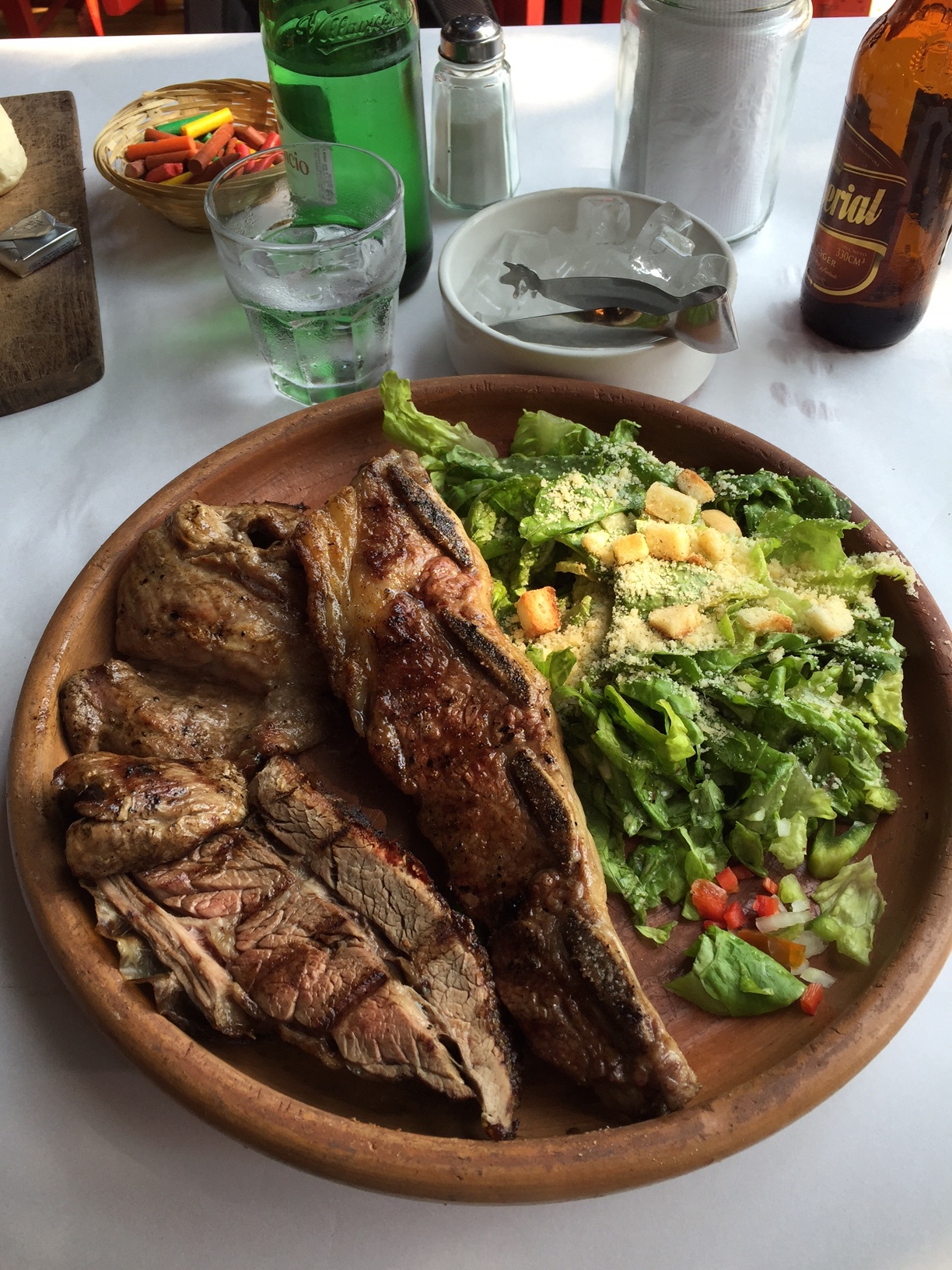 Beef is incredibly delicious and incredibly cheap in this town. The cuts of steak are a little different than the traditional US cuts so do a little research before you hit the Parrilla. 