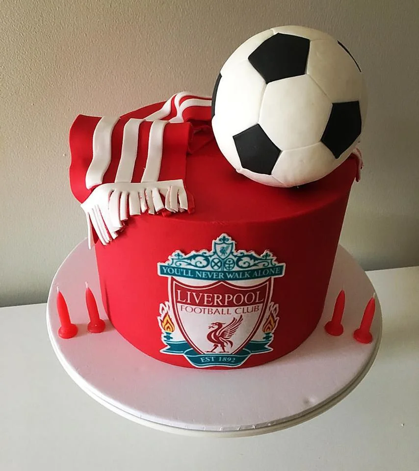 Liverpool Soccer Cake