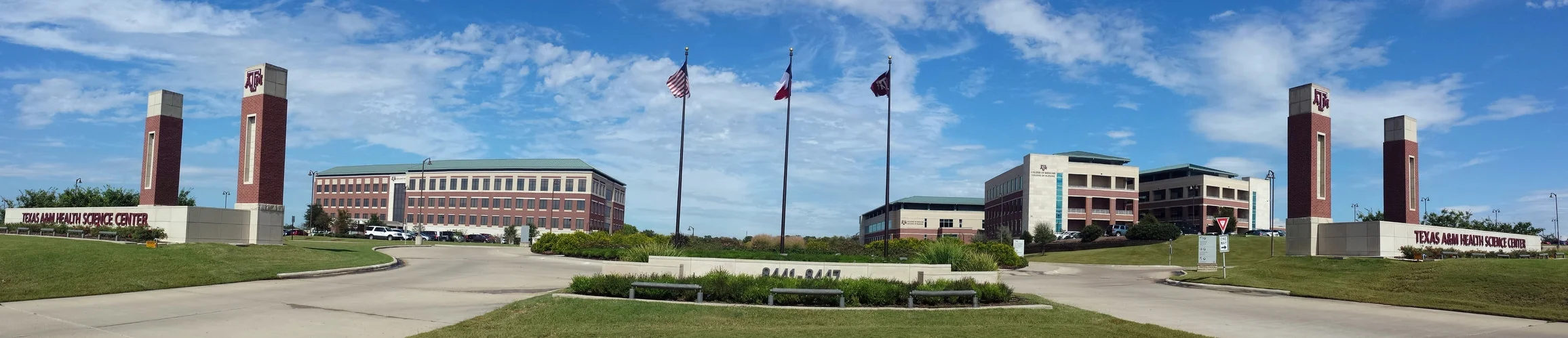 The Texas A&M University Health Science Center in Bryan, Tx. Photo by Dr. Xin Wu.