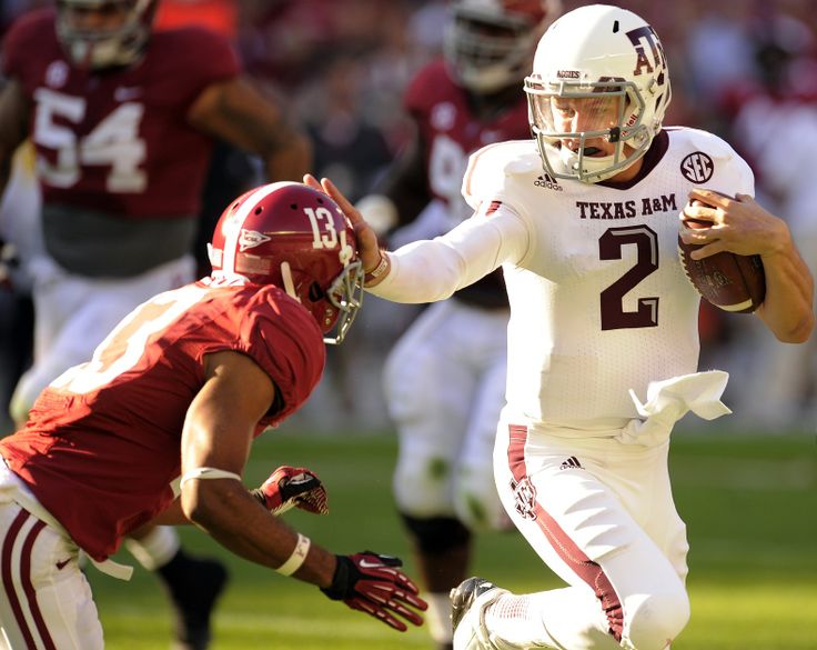 Johnny Football versus Alabama. Bleacher Report.
