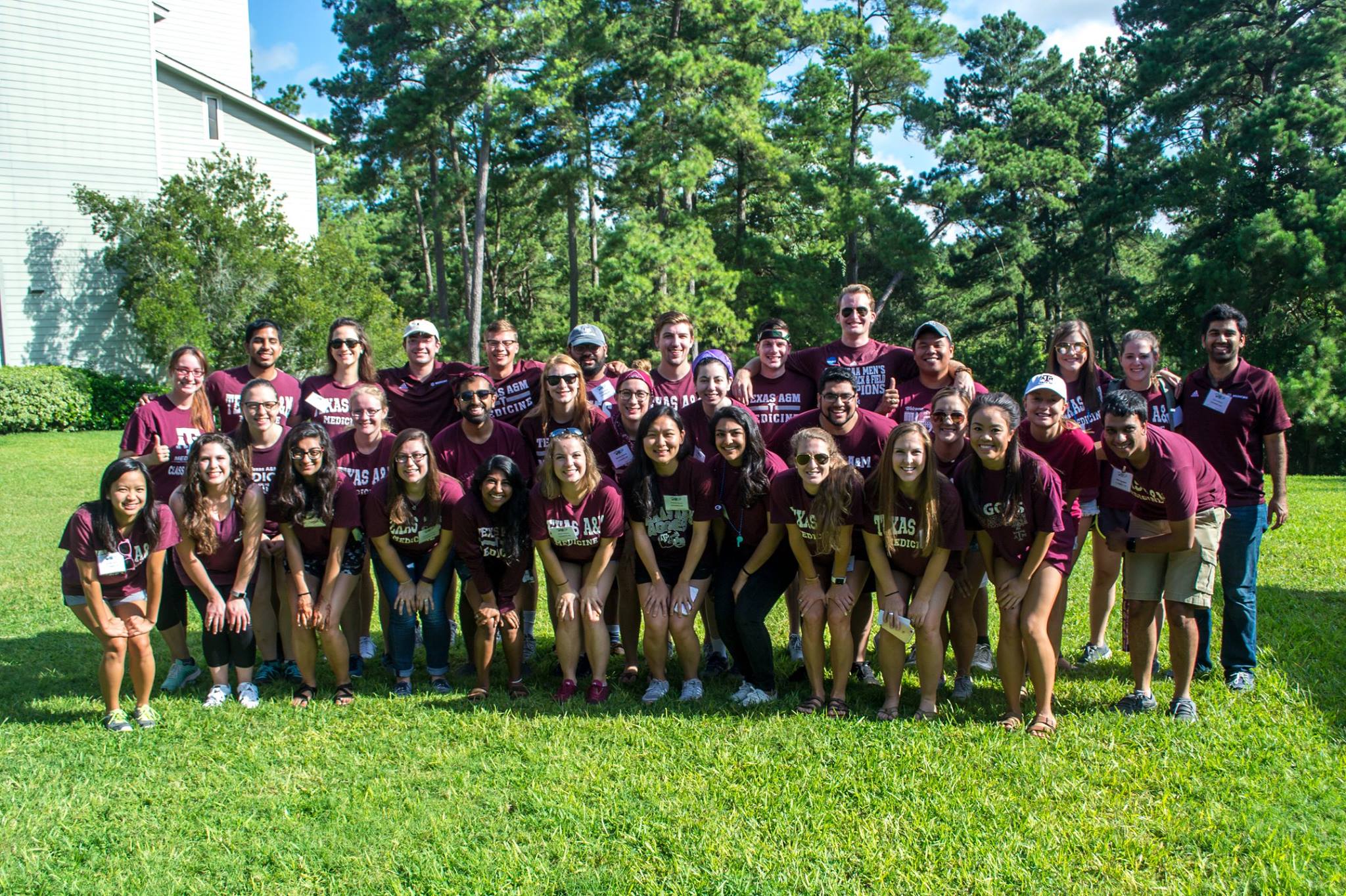 Disorientation Camp counselors (M2s) during the summer. Photo by Sarah Fulton, M2.