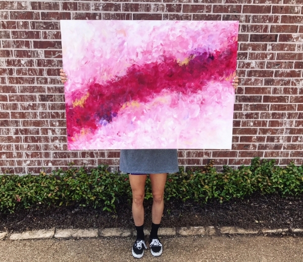 Carolina Orsi, M1, uses her art to relax and prevent stress. Photo by Alejandro Orsi.