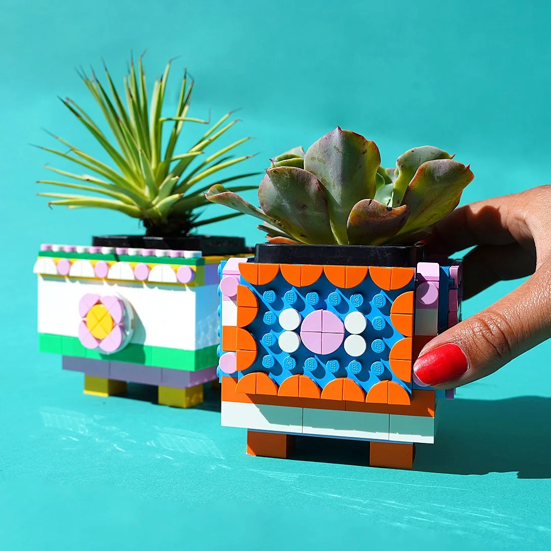 DIY LEGO PLANTER POTS — Kitiya Palaskas Studio Craftbased Design