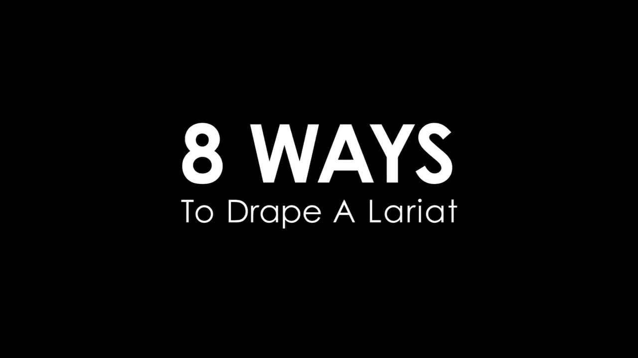 "8 Ways To Drape A Lariat Necklace" editing and motion graphics for ISHARYA Jewelry