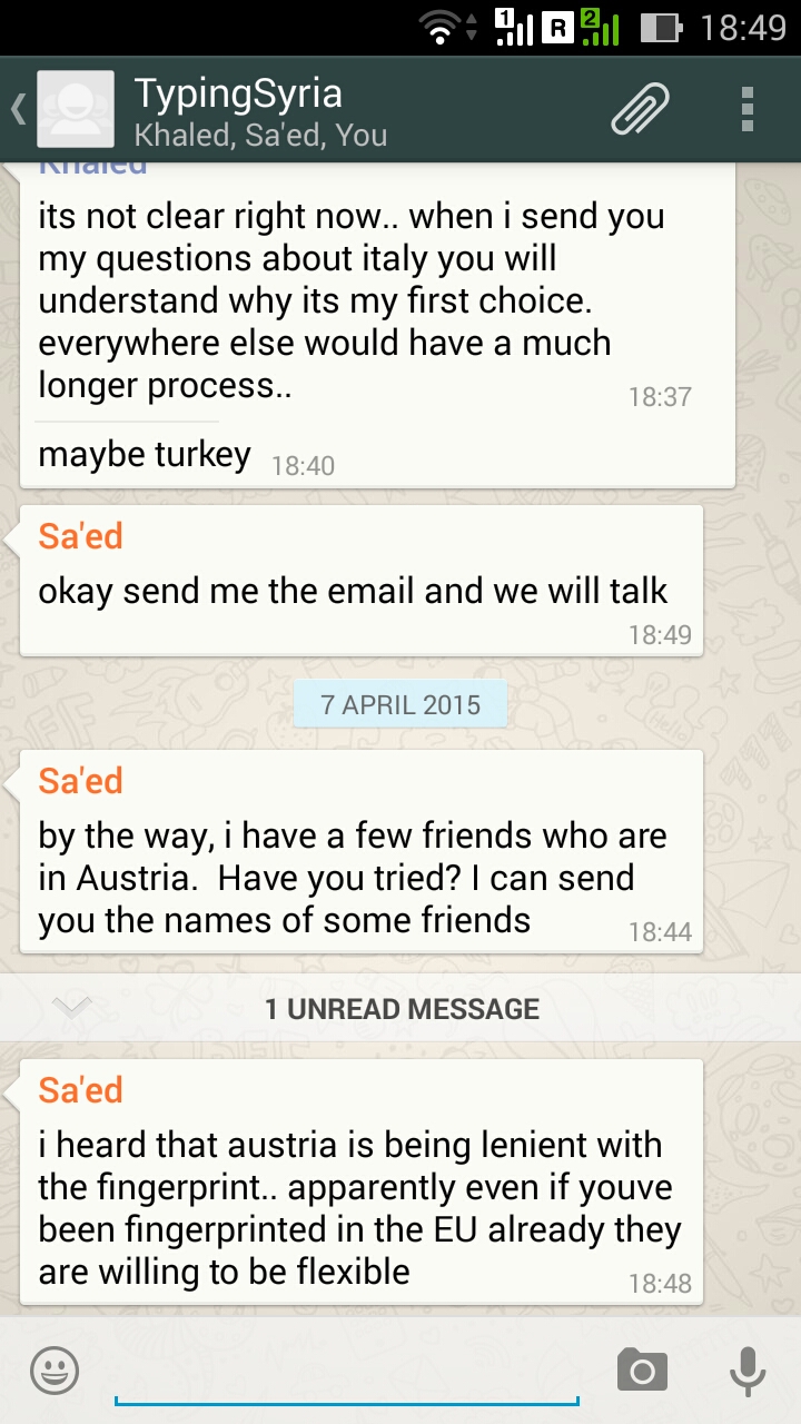 4/7/15, 8:50:22 PM: The last message somehow… as before I felt too familiar with the story but now I am being lost and intrigued at the same time